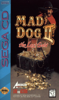 Mad Dog II Lost Gold Sega CD US box art